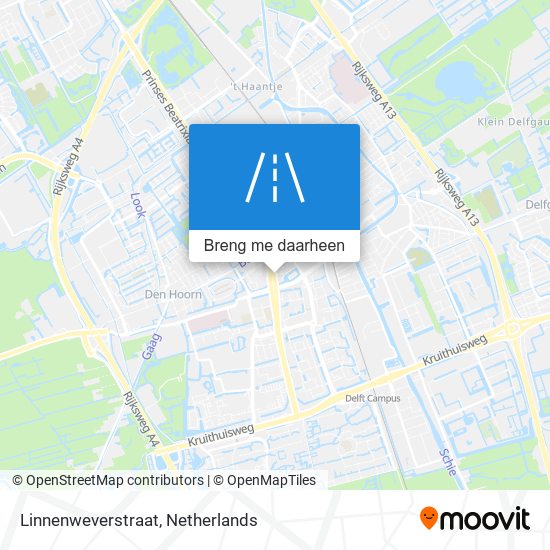 Linnenweverstraat kaart