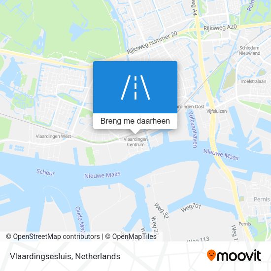 Vlaardingsesluis kaart