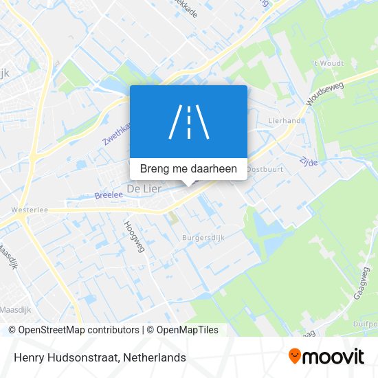 Henry Hudsonstraat kaart