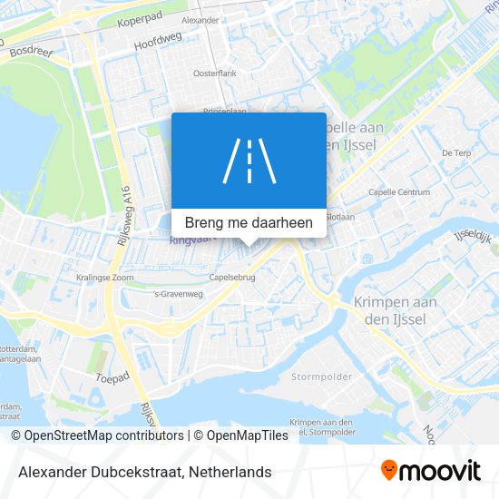 Alexander Dubcekstraat kaart