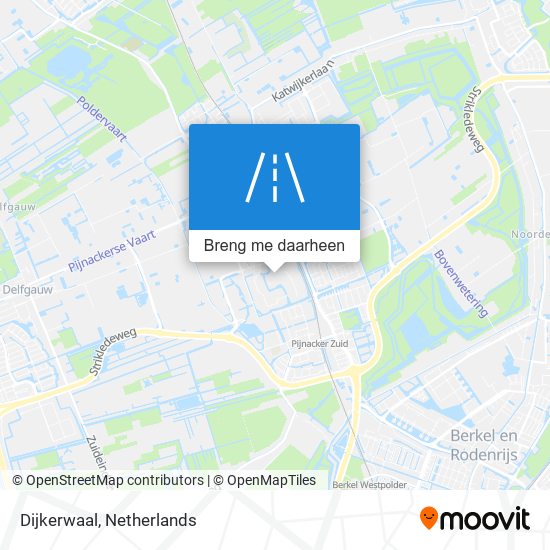 Dijkerwaal kaart