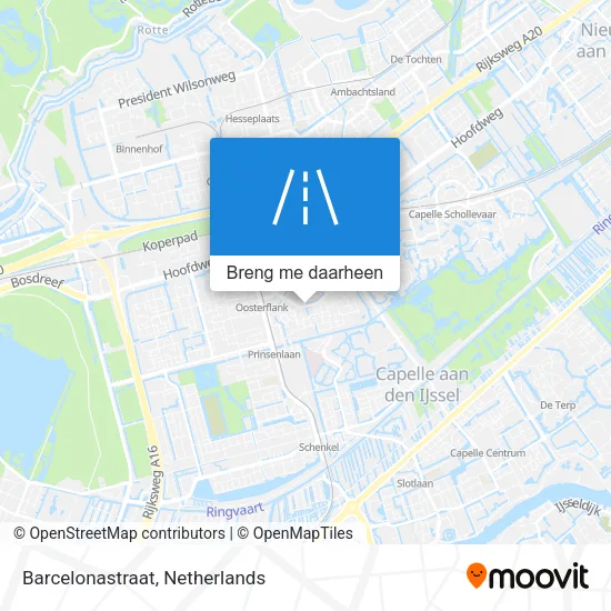 Barcelonastraat kaart