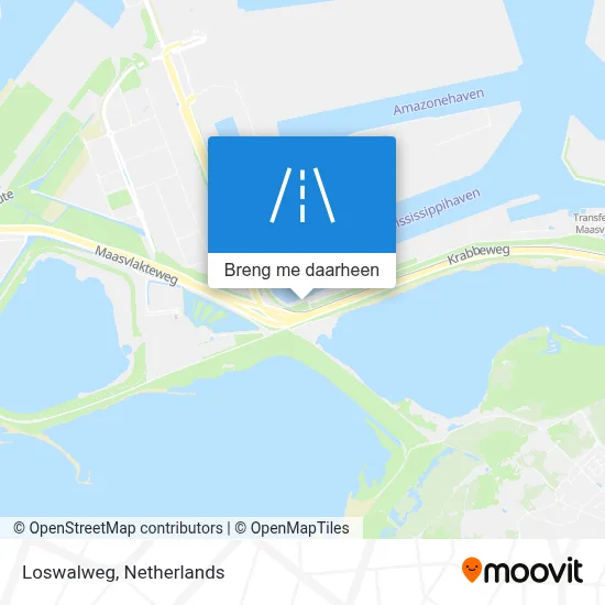 Loswalweg kaart