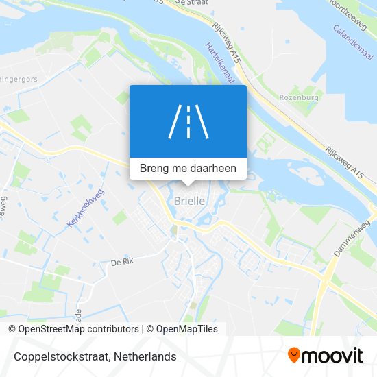 Coppelstockstraat kaart