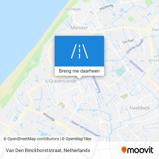 Van Den Binckhorststraat kaart