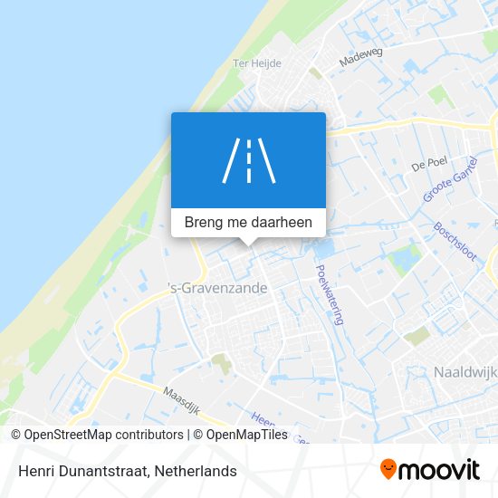 Henri Dunantstraat kaart