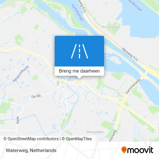 Waterweg kaart