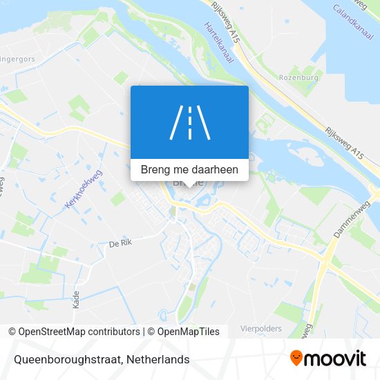 Queenboroughstraat kaart