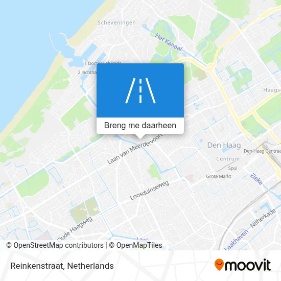 Reinkenstraat kaart