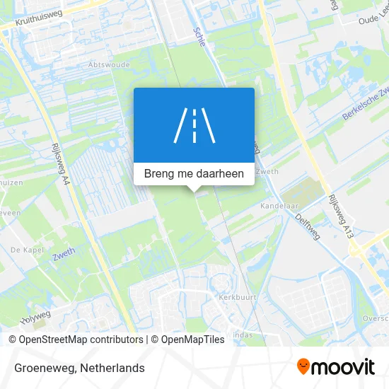 Groeneweg kaart