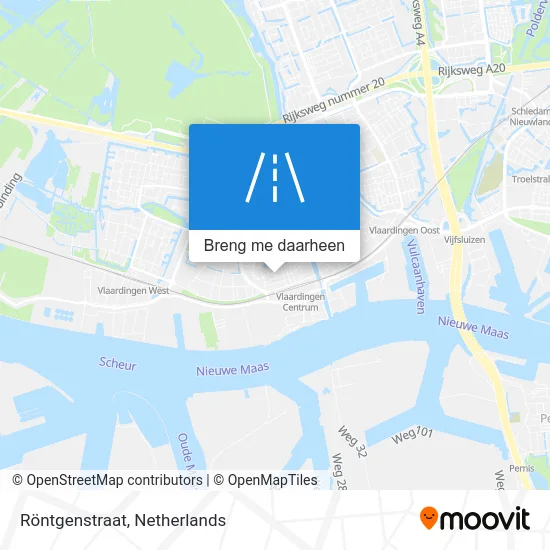 Röntgenstraat kaart