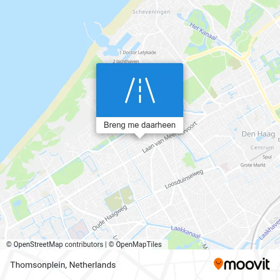 Thomsonplein kaart