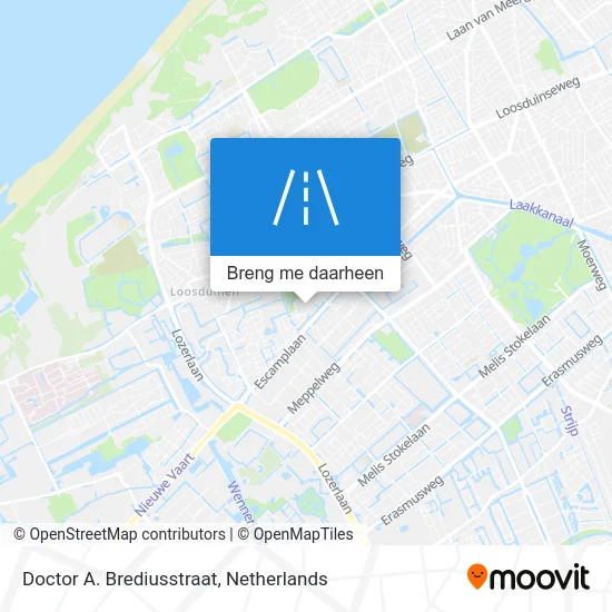 Doctor A. Brediusstraat kaart