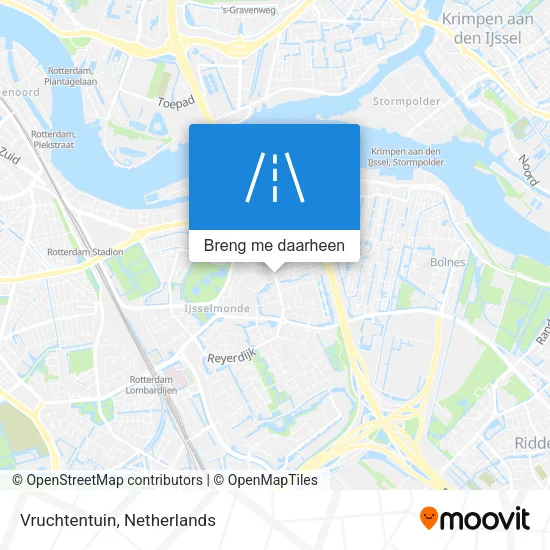 Vruchtentuin kaart