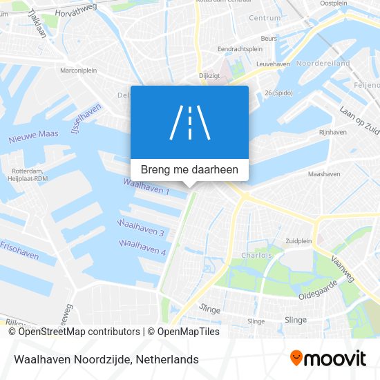 Waalhaven Noordzijde kaart