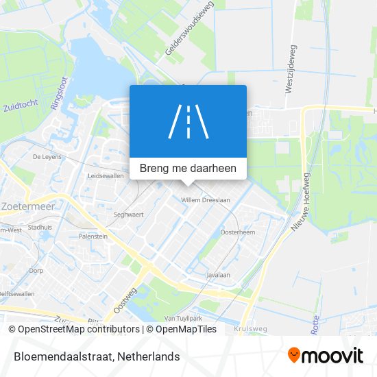 Bloemendaalstraat kaart