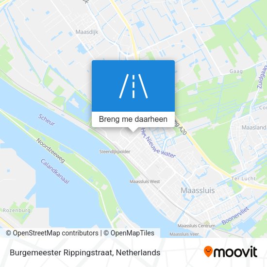 Burgemeester Rippingstraat kaart