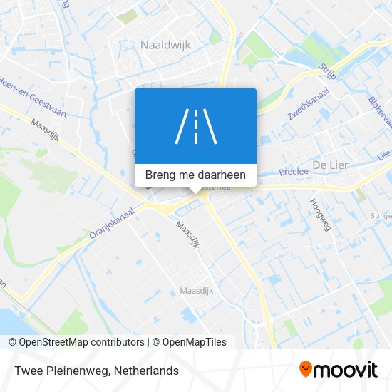 Twee Pleinenweg kaart