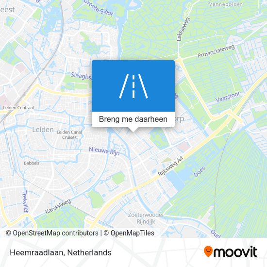 Heemraadlaan kaart