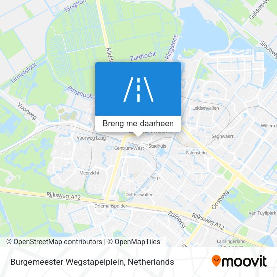 Burgemeester Wegstapelplein kaart