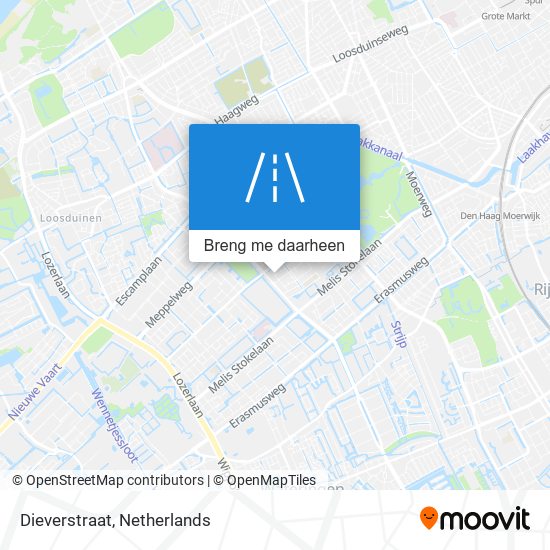 Dieverstraat kaart