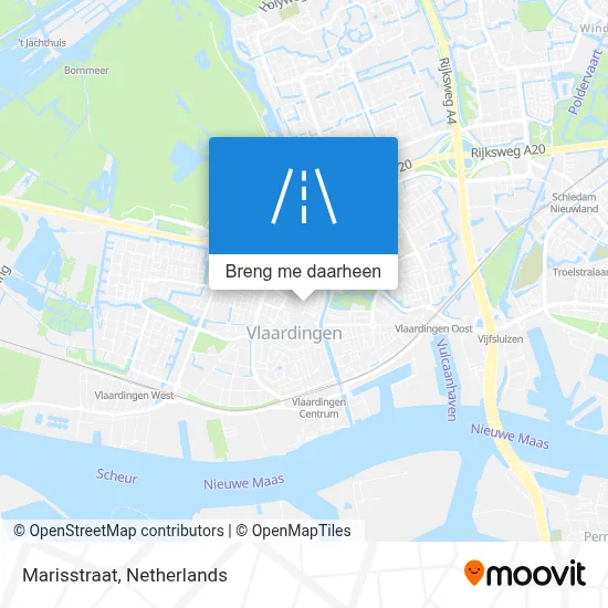 Marisstraat kaart