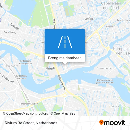 Rivium 3e Straat kaart