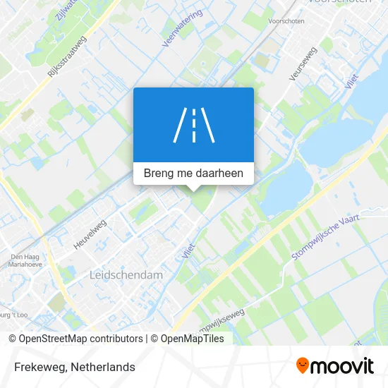 Frekeweg kaart