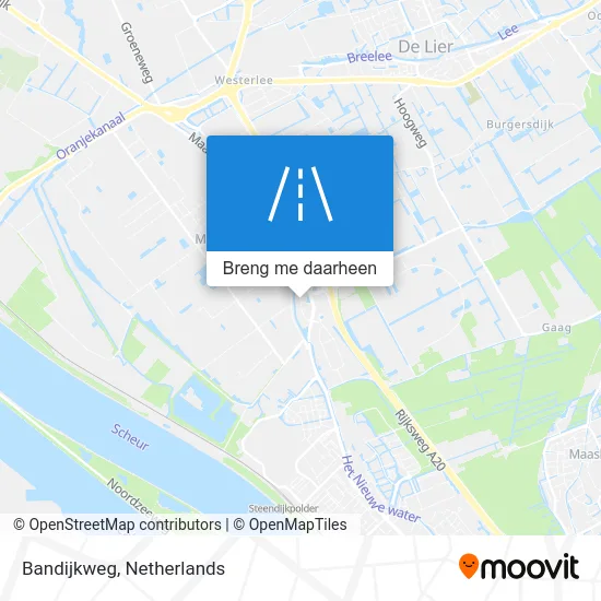 Bandijkweg kaart