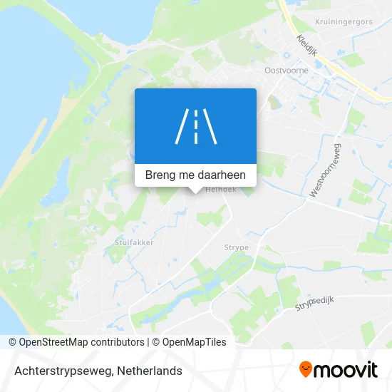Achterstrypseweg kaart