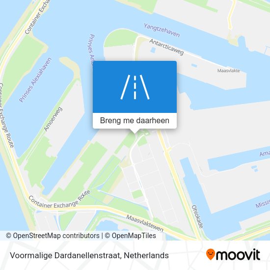 Voormalige Dardanellenstraat kaart