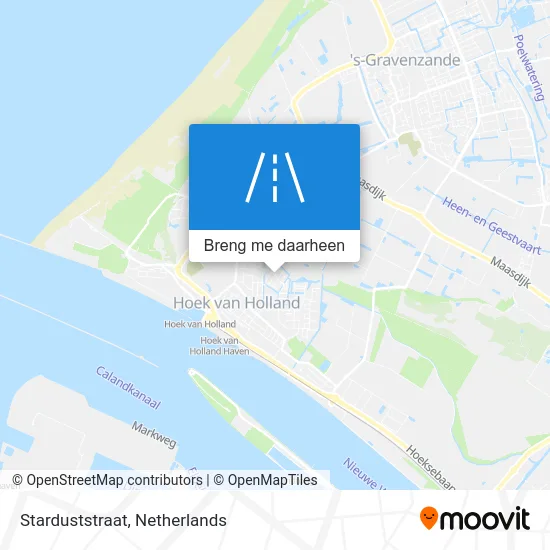 Starduststraat kaart