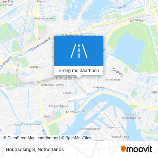 Goudsesingel kaart