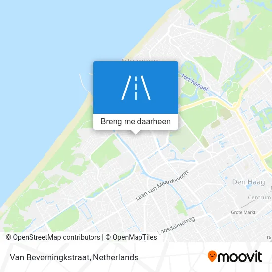 Van Beverningkstraat kaart