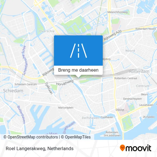 Roel Langerakweg kaart