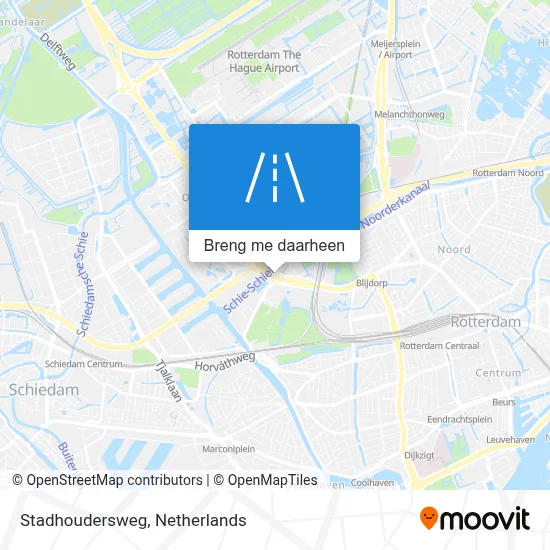 Stadhoudersweg kaart