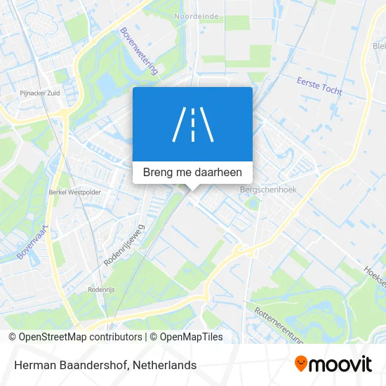 Herman Baandershof kaart