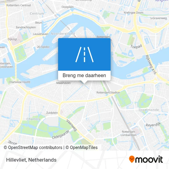 Hillevliet kaart