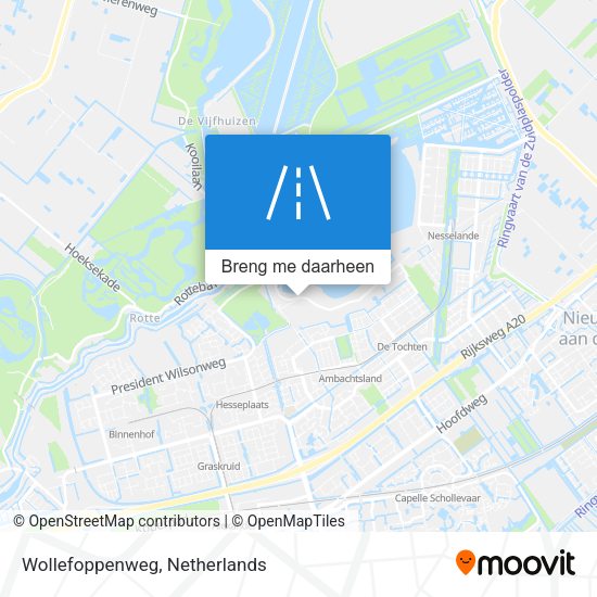 Wollefoppenweg kaart