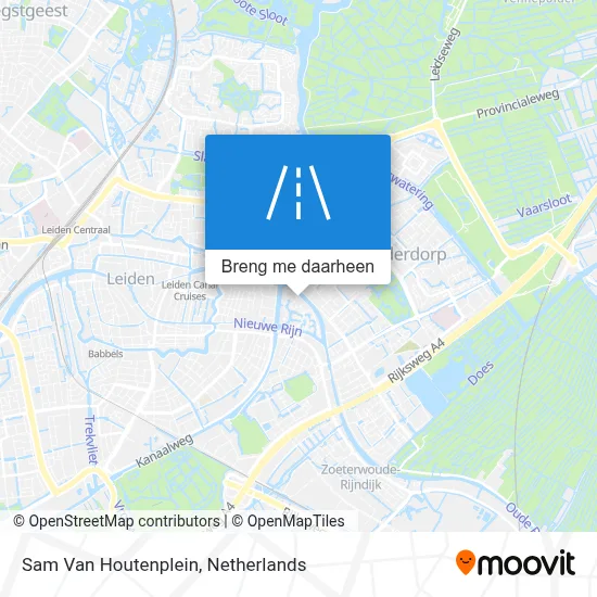Sam Van Houtenplein kaart