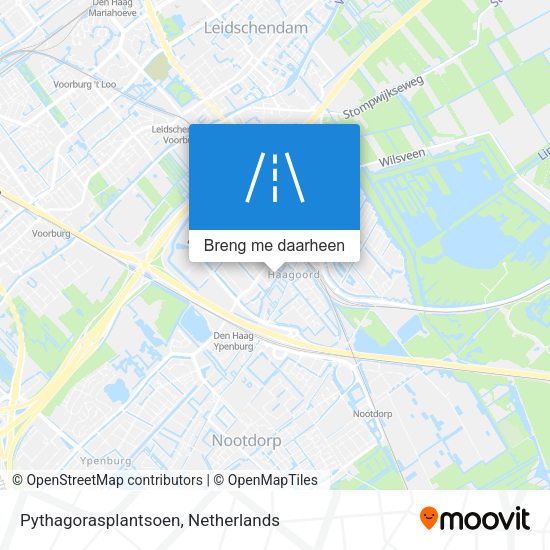 Pythagorasplantsoen kaart
