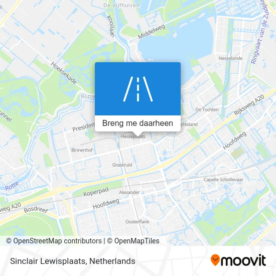 Sinclair Lewisplaats kaart