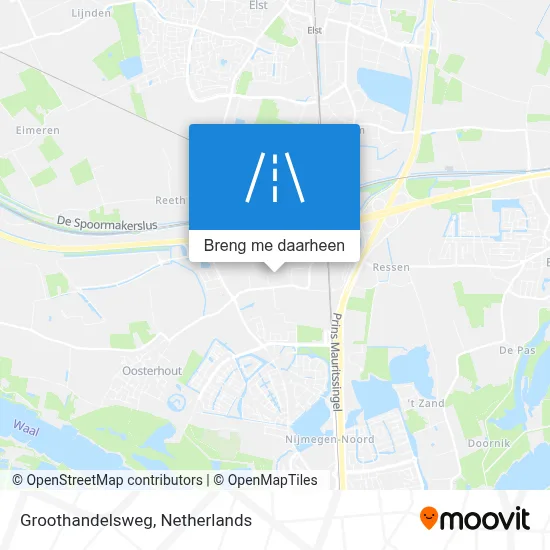 Groothandelsweg kaart