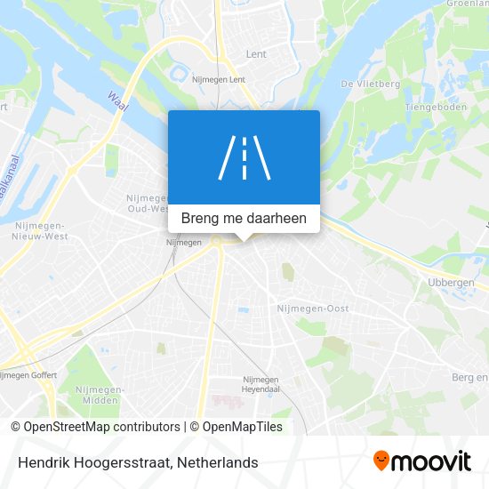 Hendrik Hoogersstraat kaart