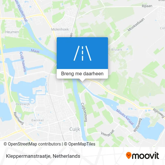Kleppermanstraatje kaart