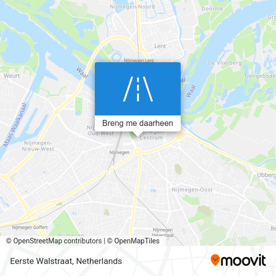 Eerste Walstraat kaart