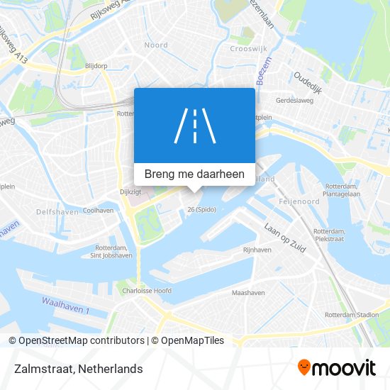 Zalmstraat kaart