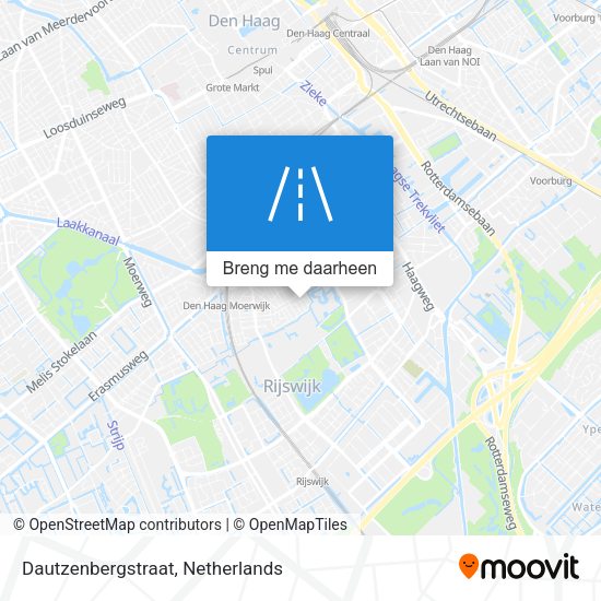 Dautzenbergstraat kaart