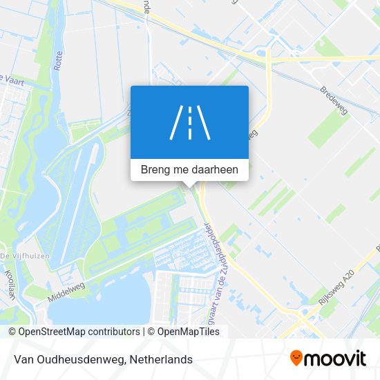 Van Oudheusdenweg kaart