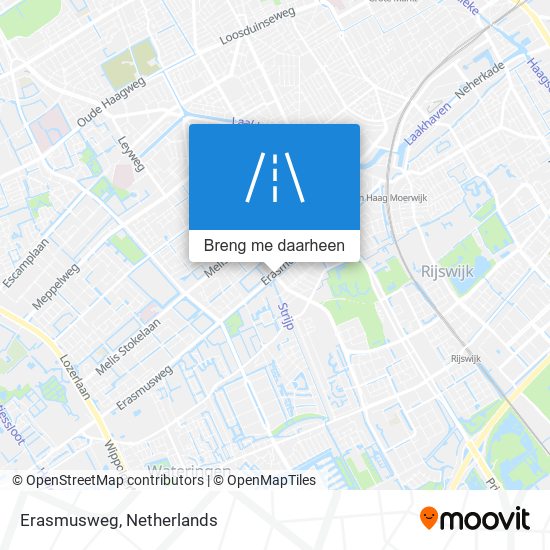 Erasmusweg kaart